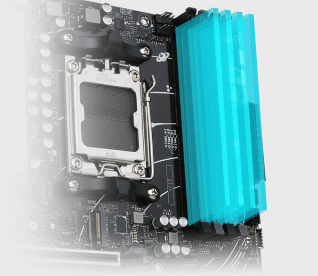 Základná doska Asus PRIME B650M-A II-CSM Asus PRIME B650M-A II-CSM podporuje DDR5 RAM