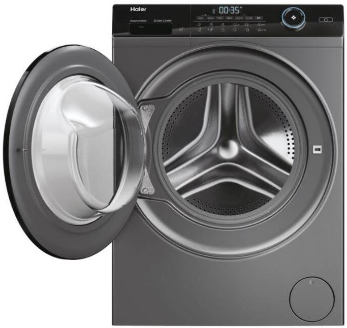 Práčka so sušičkou Haier HWD80B14959S8U1S antracitová farba