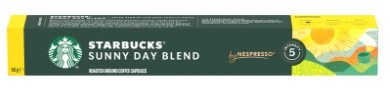Kapsuly pre espressá Starbucks NC Sunny Day Blend (10 ks) Kapsuly pre espressá Starbucks NC Sunny Day Blend (10 ks)