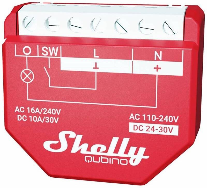 Modul Shelly Wave 1PM, spínací modul, Z-Wave