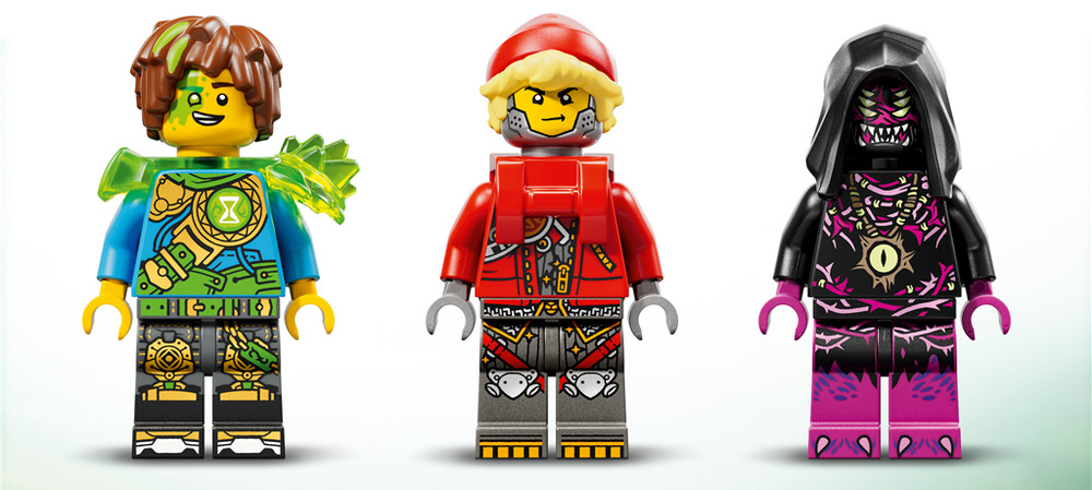 Stavebnica LEGO® DREAMZzz™ 71513 Škorpiónie rýpadlo z nočných môr Škorpiónové bager meria 20 × 21 × 23 cm a skvele doplní zbierku fantastických mechanických tvorov.
