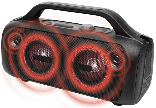 Prenosný reproduktor JVC XS-E843 čierny Prenosný reproduktor JVC XS-E843 čierny