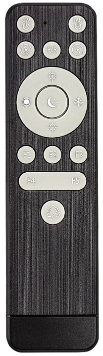 LED stropné svietidlo Rabalux Dalfon2, s ventilátorom čierne/biele „Stropné