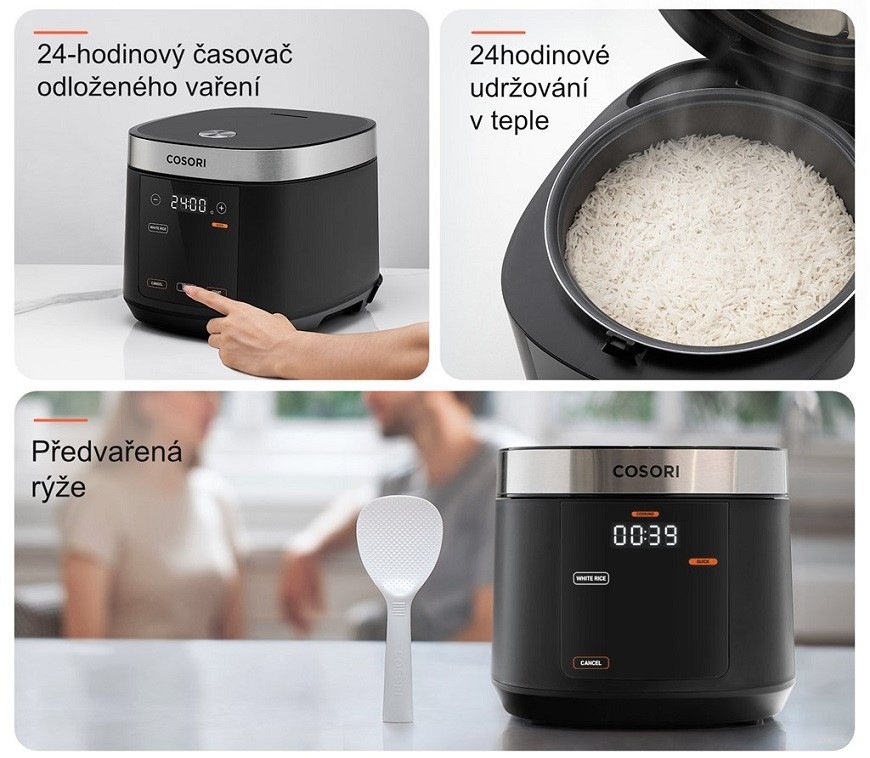 Multifunkčný hrniec COSORI CRC-R501-KEU čierny Multifunkčný hrniec COSORI CRC-R501-KEU čierny