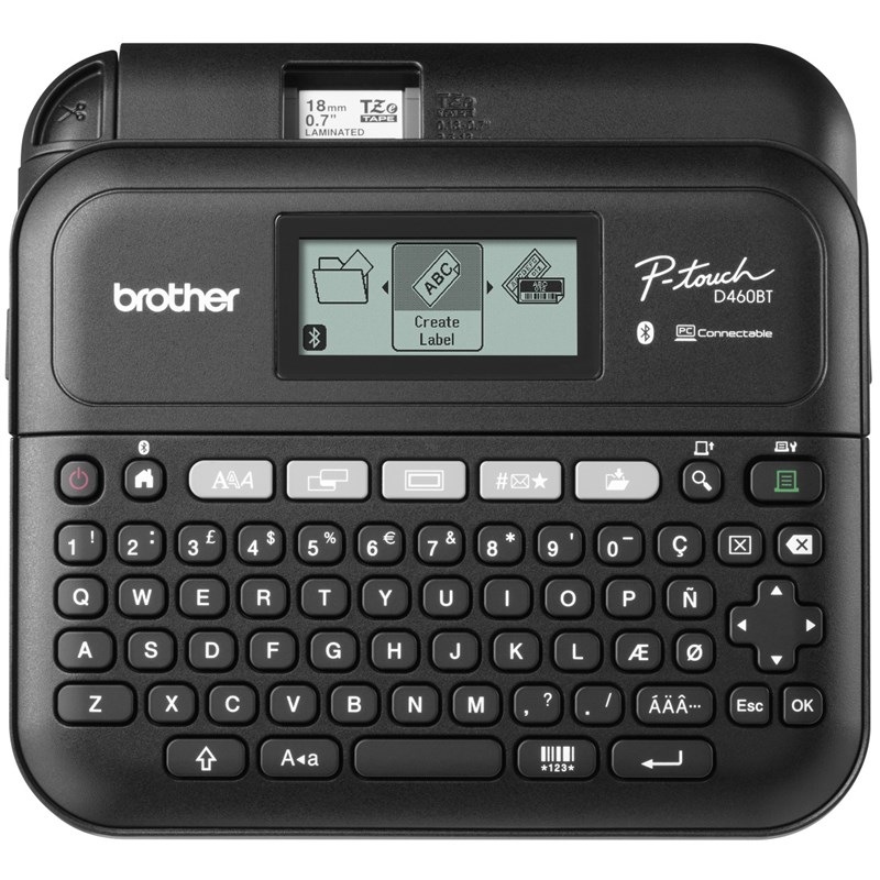 Tlačiareň štítkov Brother PT-D460BTVP čierna