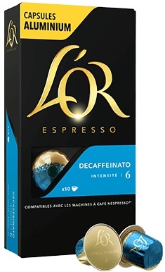 Kapsuly pre espressá L’OR NCC DECAFFEINATO (10 ks)