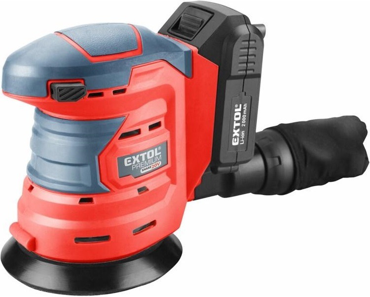Bruska kotoučová EXTOL PREMIUM 8891846 aku 20V2Ah
