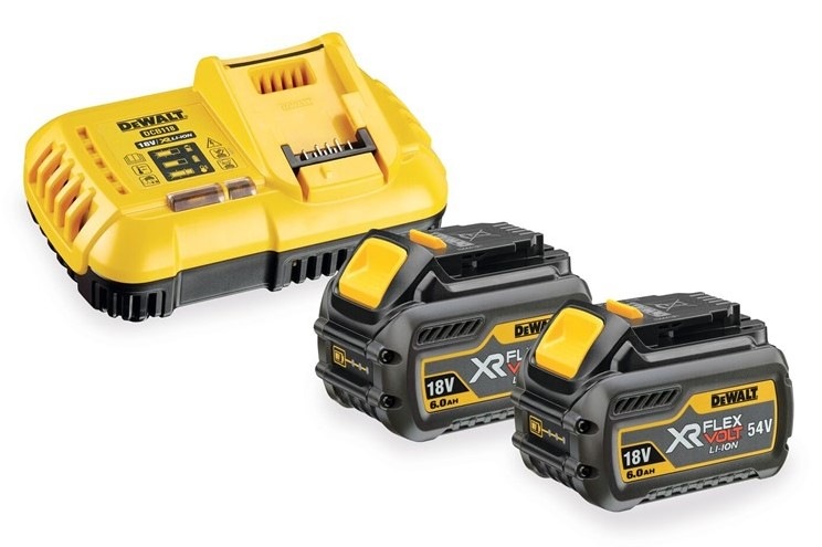 Set batérie a nabíjačky Dewalt XR FLEXVOLT DCB118T2
