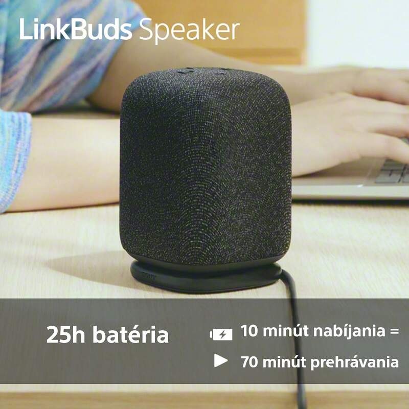 Prenosný reproduktor Sony LinkBuds Speaker sivý