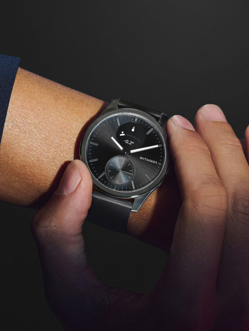 Inteligentné hodinky Withings Scanwatch 2 38 mm modré Withings Scanwatch 2 38 mm, modrá
