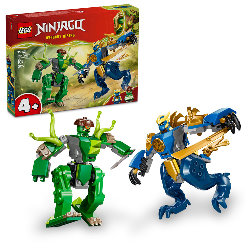 Stavebnica LEGO® NINJAGO® 71853 Jay a boj v dračiom robotickom obleku