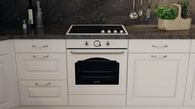 Sklokeramická varná doska Gorenje Retro EC642CLI čierna