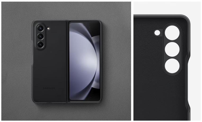 Kryt na mobil Samsung Galaxy Z Fold5, Eco Leather sivý Kryt na mobil Samsung Galaxy Z Fold5, Eco Leather sivý
