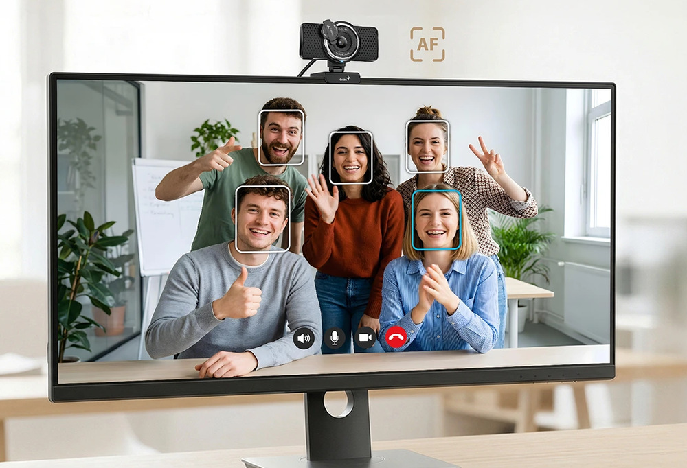 Genius ECam 8020AF ponúka obraz v kvalite Full HD