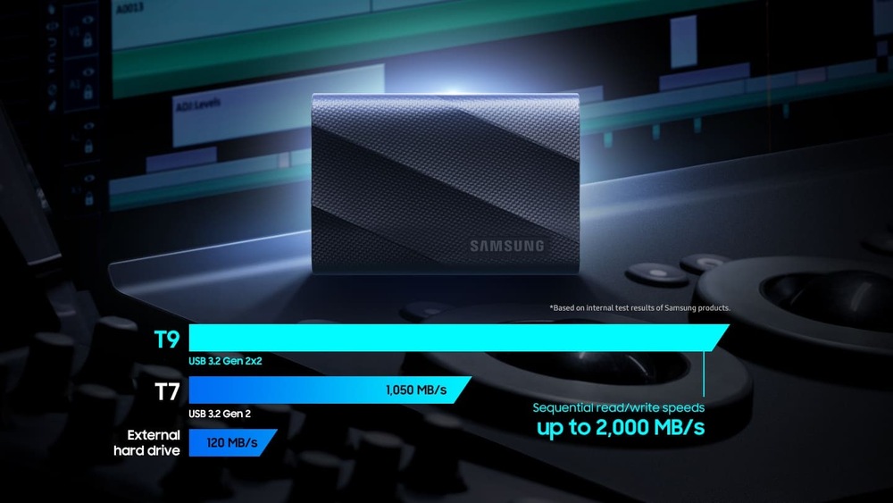 SSD externý Samsung T9 4TB čierny SSD externý Samsung T9 4TB čierny