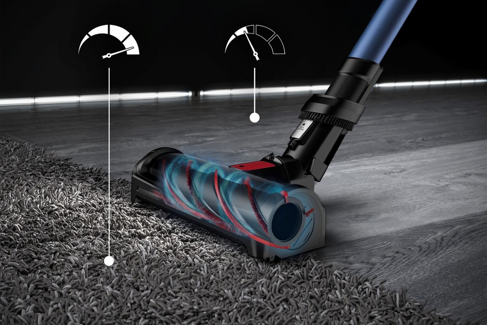 Tyčový vysávač Rowenta RH98C0WO X-Force Flex 12.60 Aqua, 150 AW modrý Tyčový vysávač Rowenta RH98C0WO X-Force Flex 12.60 Aqua, 150 AW modrý