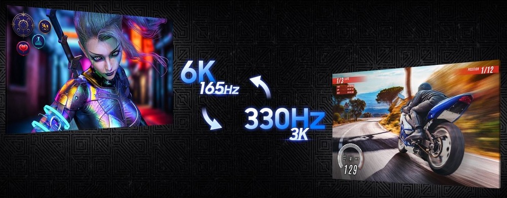 Herný monitor Samsung Odyssey G8 (G80HS) čierny Herný monitor Samsung Odyssey G8 (G80HS) s obnovovacou frekvenciou až 330 Hz