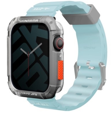 Remienok Skinarma Shokku na Apple Watch 45/44/42 mm modrý