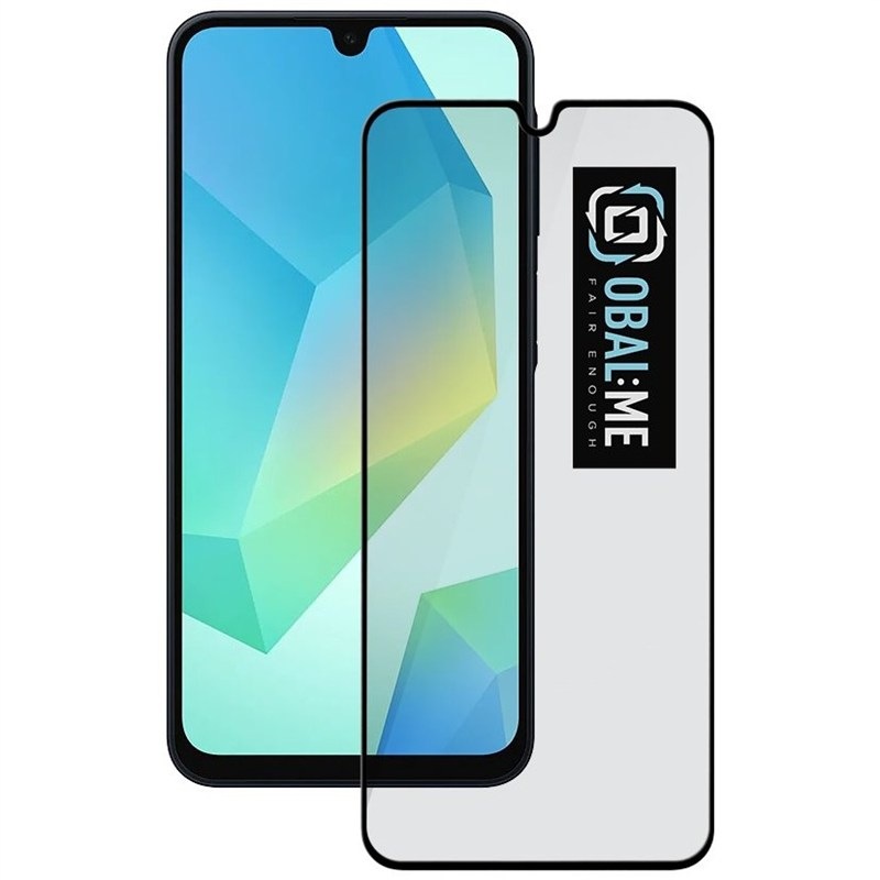 Tvrdené sklo Obal:Me 5D na Samsung Galaxy A16 4G/5G - čierne