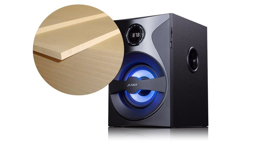 Reproduktory Fenda F&D F380X 2.1, bluetooth, rádio, USB, SD, diaľkové ovládanie čierne Reproduktory Fenda F&D F380X 2.1, bluetooth, rádio, USB, SD, diaľkové ovládanie čierne
