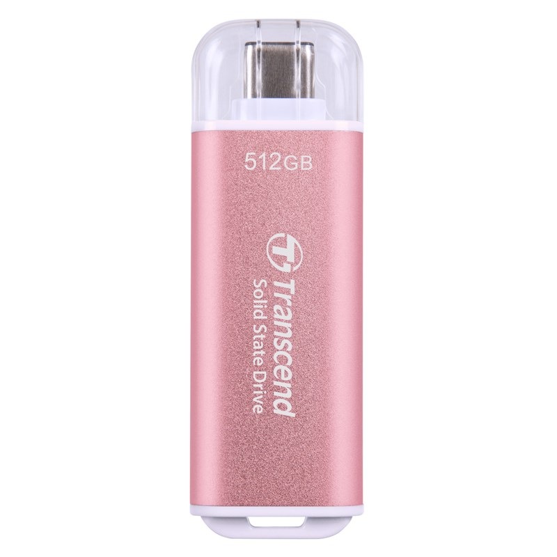 SSD externý Transcend ESD300P 512GB ružový