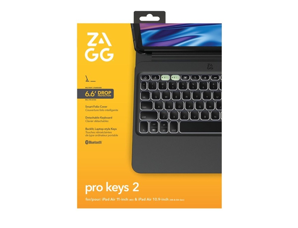 Puzdro s klávesnicou na tablet ZAGG Keys 2 na Apple iPad Pro 11 CZ/SK čierne Puzdro s klávesnicou na tablet ZAGG Keys 2 na Apple iPad Pro 11 CZ/SK čierne