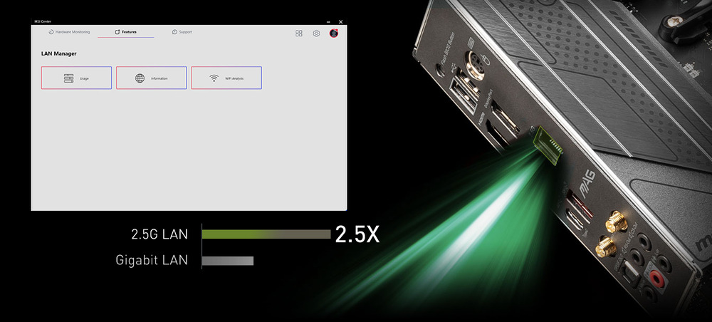 MSI MAG B550 TOMAHAWK MAX podporuje aj moderné Wi-Fi E