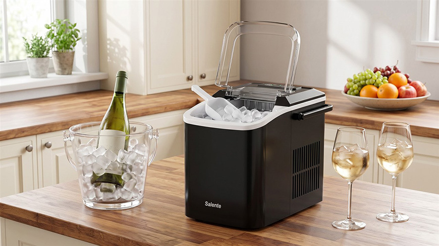 Výrobník ľadu Salente IceMax čierny Výrobník ľadu Salente IceMax