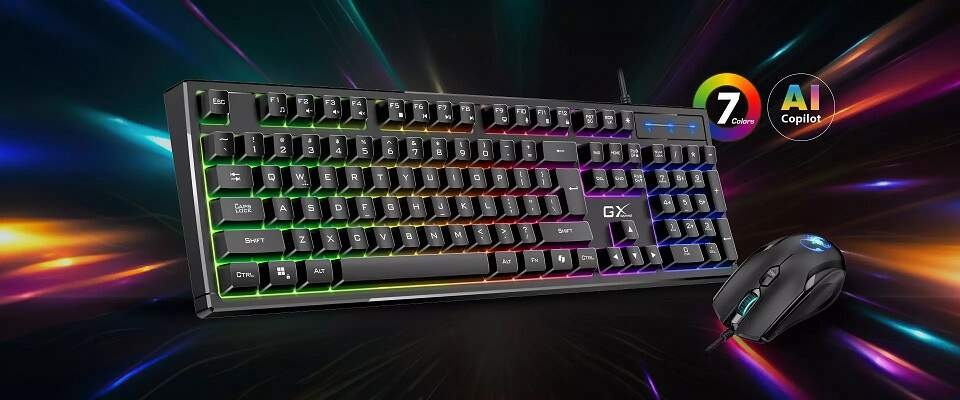 Klávesnica s myšou Genius GX GAMING Scorpion KM-GX6 čierna