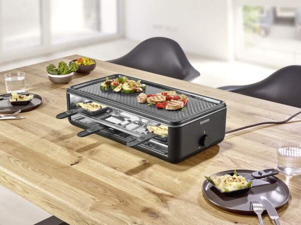Gril Severin RG 2365 Raclette čierny