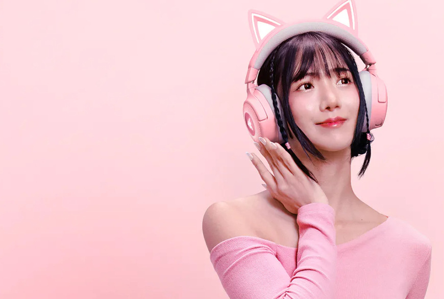 Headset Razer Kraken Kitty V3 Pro biely Headset Razer Kraken Kitty V3 Pro biely