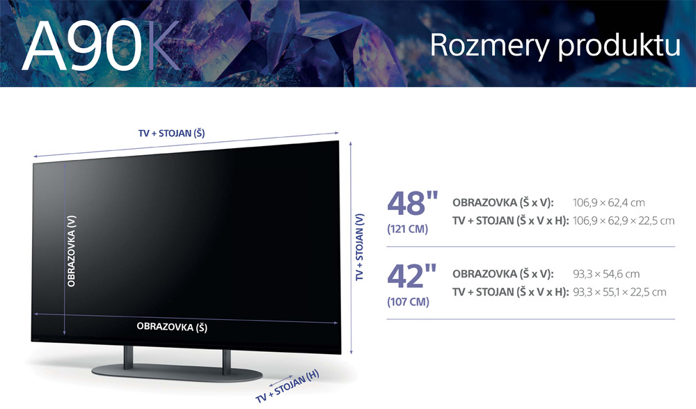 Televízor Sony XR-48A90K Televízor Sony XR-48A90K