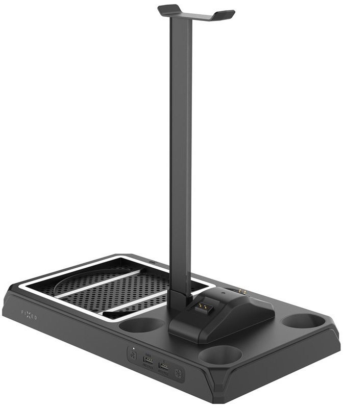 Dokovacia stanica FIXED pre Xbox Series X a S s odvetrávaním a nabíjaním pre dva ovládače Xbox čierna