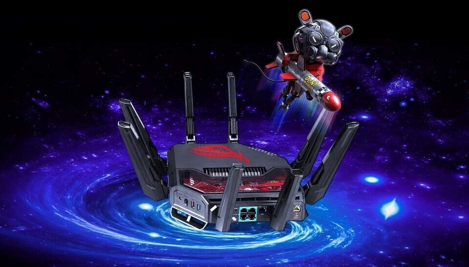Router Asus ROG Rapture GT-BE19000 čierny