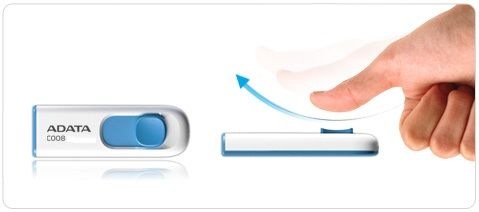 USB flashdisk ADATA C008 32GB biely