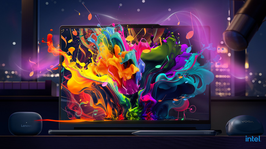 Notebook Lenovo Yoga 9 2-in-1 14IPH11 modrý Notebook Lenovo Yoga 9 2-in-1 14IPH11 farebný displej