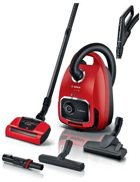 Podlahový vysávač Bosch ProAnimal BGL6PET1 červený