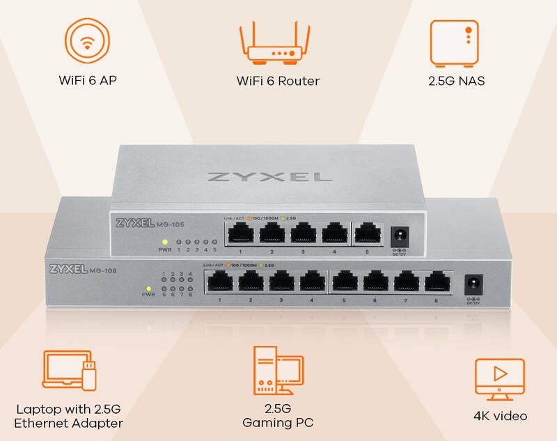 Switch ZyXEL MG-105