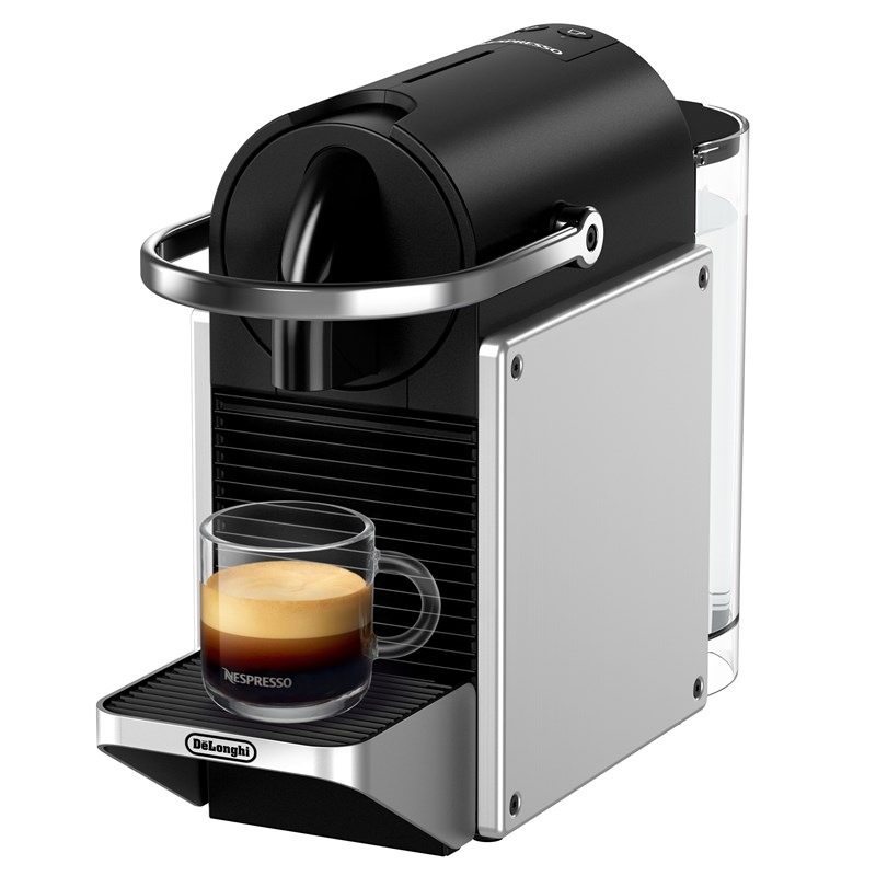 Kapsulový kávovar De'Longhi Nespresso Pixie EN127.S strieborný