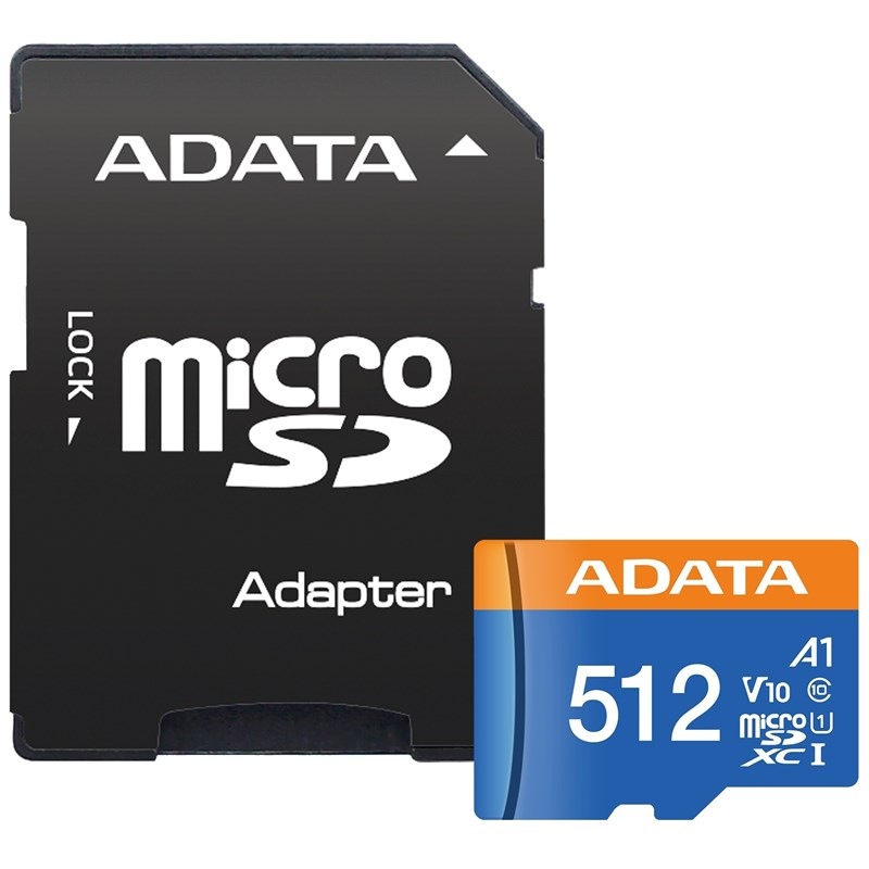 Pamäťová karta ADATA Premier MicroSDXC 512GB UHS-I (100R/25W) + adaptér