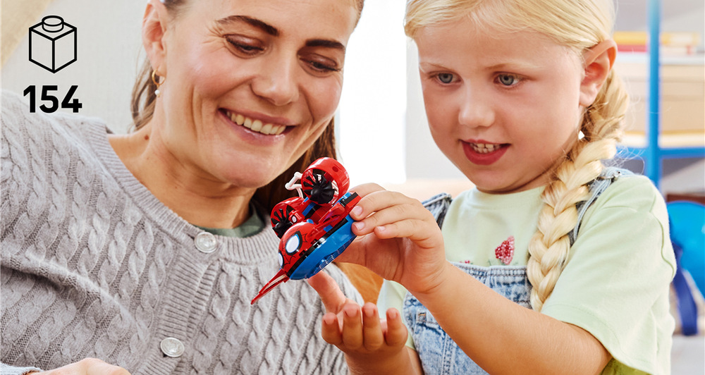 Stavebnica LEGO® Marvel Spidey a jeho fantastickí priatelia 11207 Spidey: Podmorské vozidlá Spidey, Ghost-Spider a Doktorka Ock majú vlastné ponorky s rôznymi funkciami pre spoločné aj samostatné výpravy.