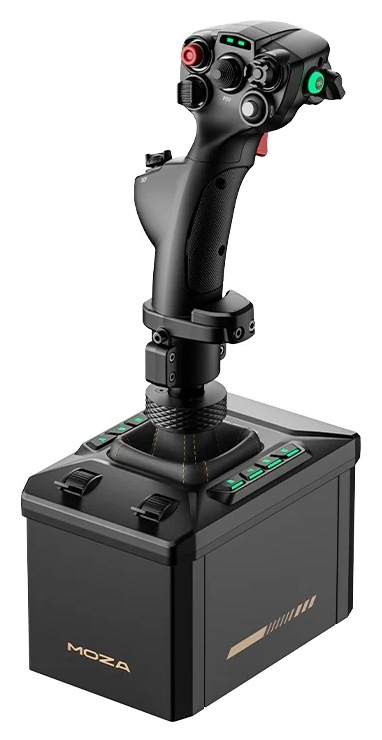 Joystick Moza Racing MHG Flightstick + AB6 Base hliník