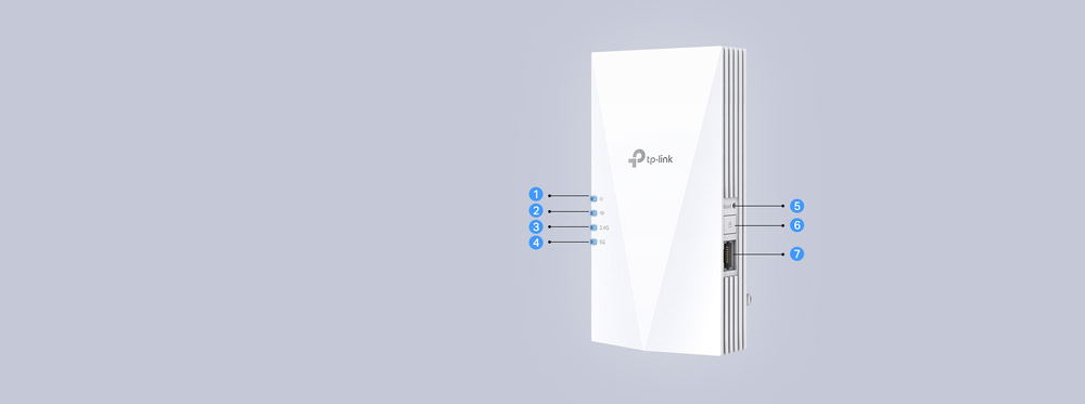 Wi-Fi extender TP-Link RE500X biely Wi-Fi extender TP-Link RE500X biely