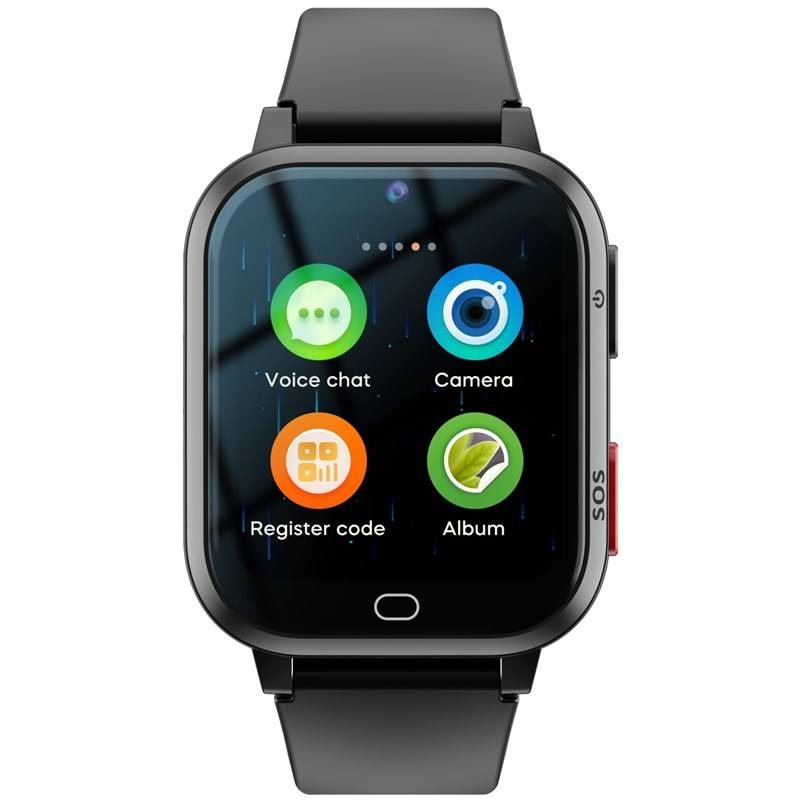 Inteligentné hodinky Carneo SeniorSafe+ 4G čierne