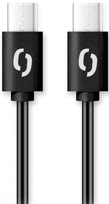 Kábel Aligator Power 65W, USB-C/USB-C, 3A, 1,5m - čierny