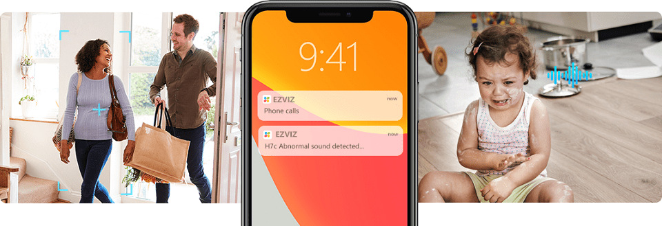IP kamera EZVIZ H7C 4MP biela IP kamera EZVIZ H7C 4MP biela