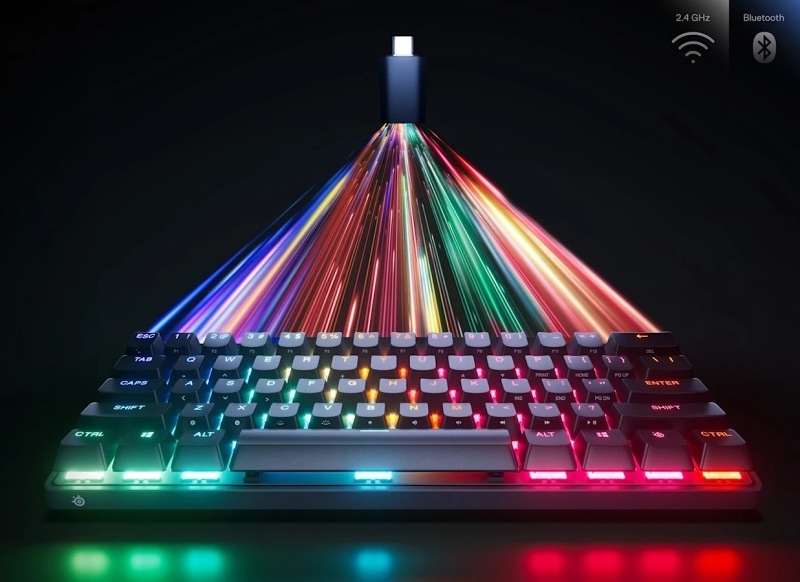 Klávesnica SteelSeries Apex Pro Mini WL US čierna