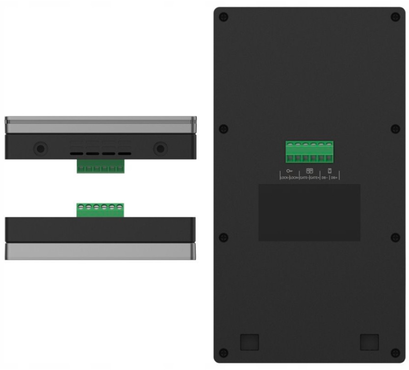 Dverný videotelefón EZVIZ HP7 2-Entry Kit - čierny