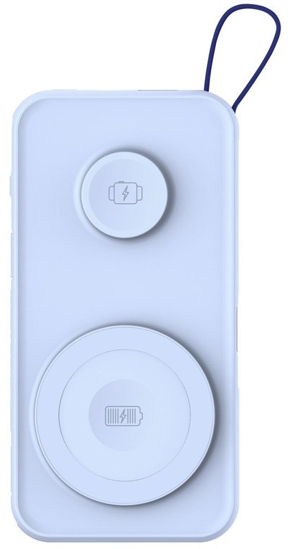 Powerbanka s kapacitou 10 000 mAh, bezdrôtové nabíjanie