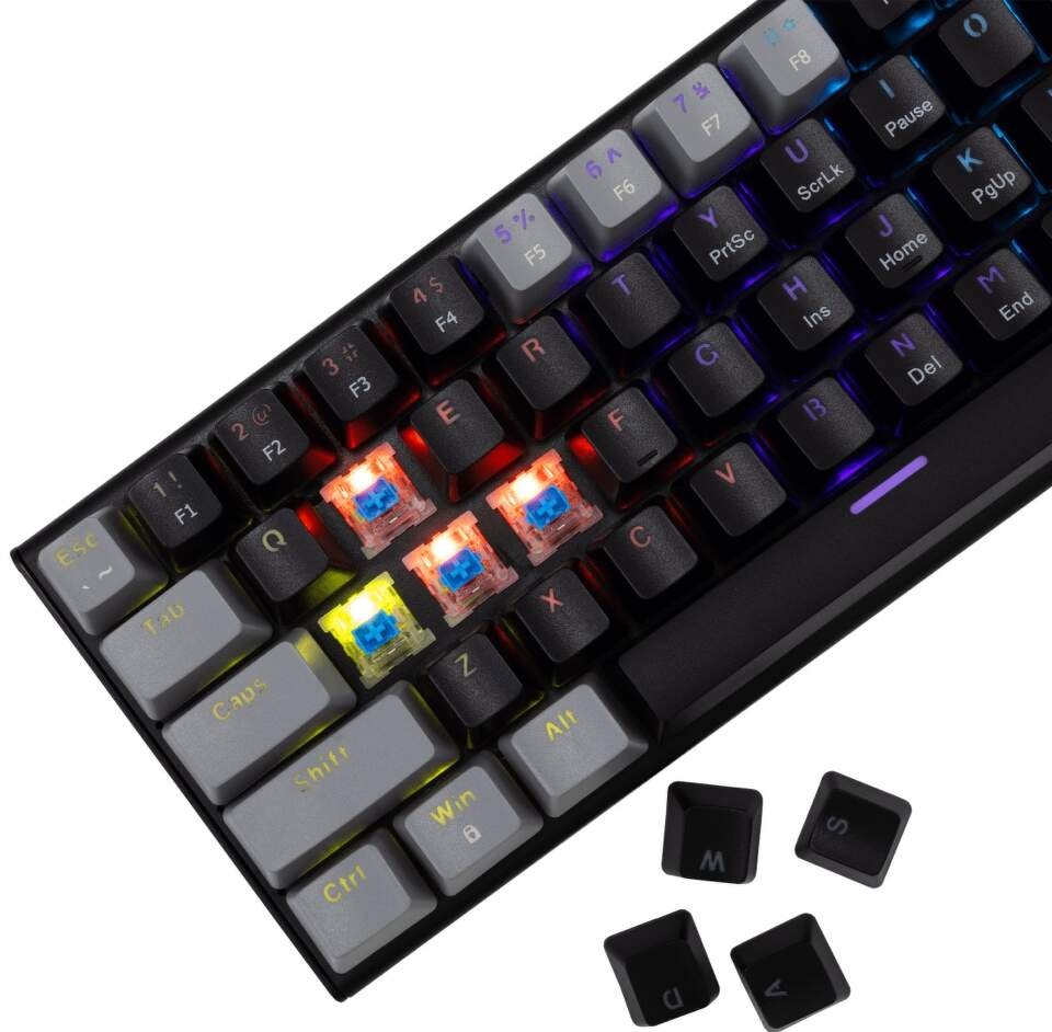 Klávesnica White Shark WAKIZASHI 2, Blue Switch, US layout čierna Klávesnica White Shark WAKIZASHI 2, Blue Switch, US layout čierna